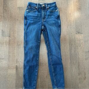 Madewell Women's‎ Curvy High Rise Skinny Dark Wash Size: 26